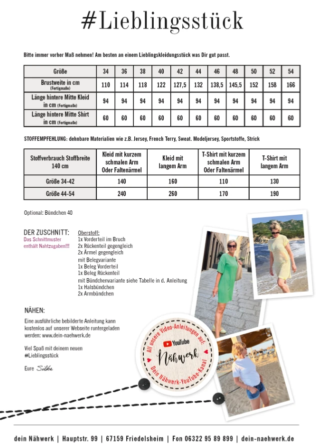 Schnittmuster als eBook #Lieblingsstück – Bild 2